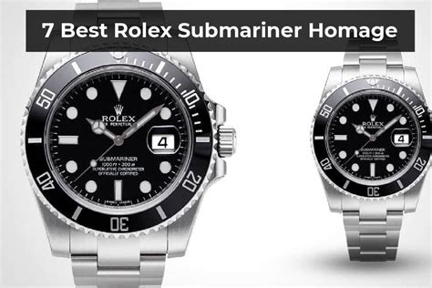 best rolex submariner homages.